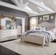 Liberty Furniture Farmhouse Reimagined 4-Piece Antique White/Chestnut King Poster Bedroom Set-1