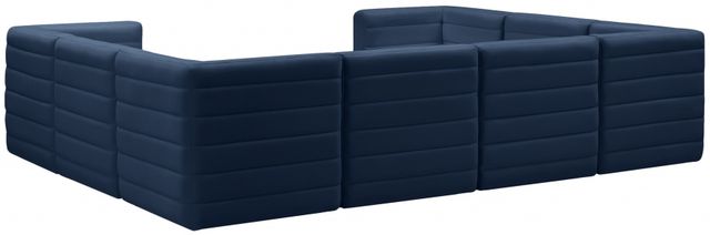 Meridian Furniture Quincy 8-Piece Navy Modular Sectional Set-1