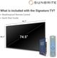 SunBriteTV® Signature Series Silver 75" LED 4K Ultra HD Outdoor TV-4