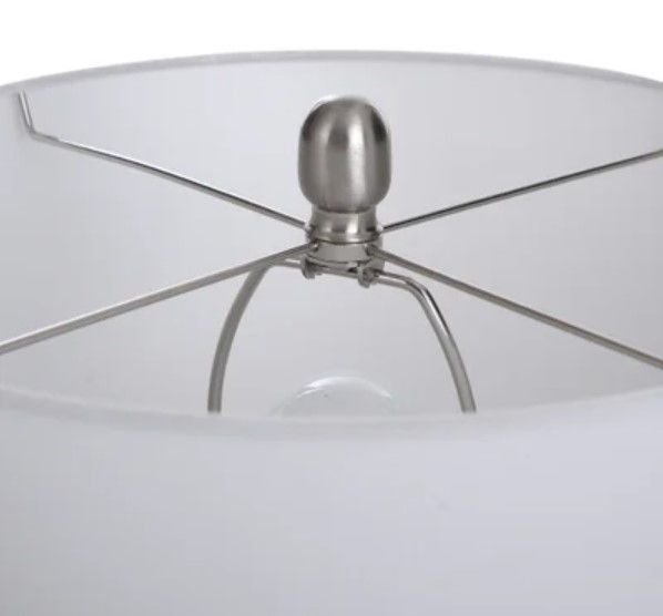 Stylecraft Evian Gray/Ivory/White Table Lamp-4