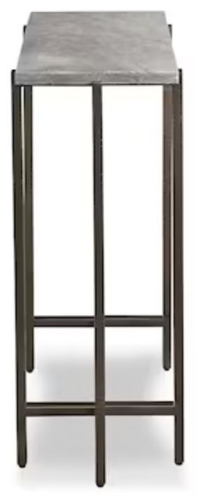 Bassett® Furniture Exeter Bronze/Gray Chairside Table-2