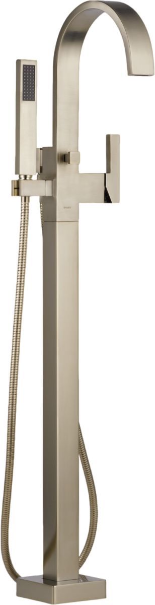 Brizo Siderna® Brilliance® Brushed Nickel Single-Handle Freestanding Tub Filler-0