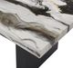 Crown Mark Vega 3-Piece Black/White Occasional Table Set-4