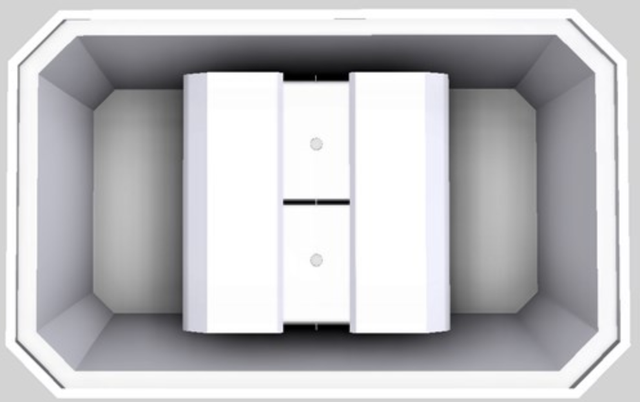 Vent-A-Hood® Designer Series 48" White Island Range Hood-2