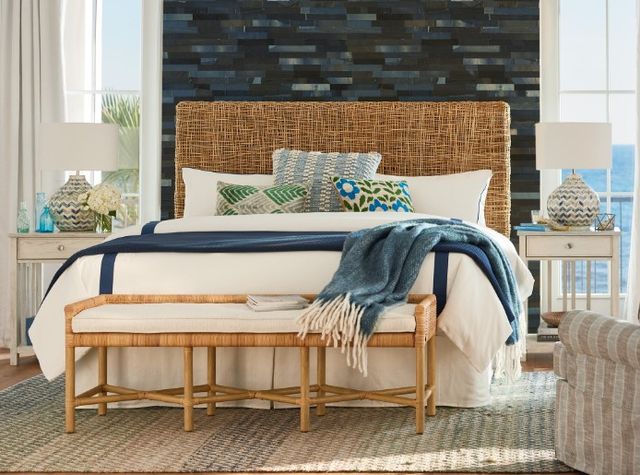 Universal Explore Home™ Escape-Coastal Living Home Pull Up Brown/Dover Natural Bench-1