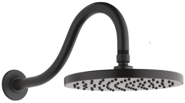 Peerless Universal Showering Components Matte Black Shower Arm-1
