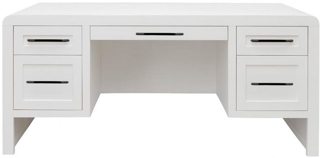 Legends Home Haven White Executive Desk-0