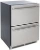Sapphire Series 3 24" Panel Ready/Stainless Steel Refrigerator Drawers-4