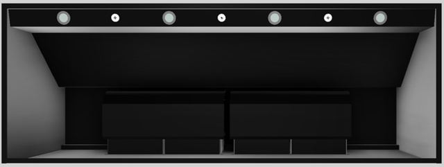 Vent-A-Hood® 66" Black Wall Mounted Range Hood-2