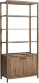 Four Hands Glenview Weathered Oak Bookcase-0