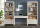 Riverside Furniture Maren White Sand Drawer Bookcase-1