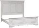 Liberty Furniture Abbey Park 4-Piece Antique White/Weathered Brown King Panel Bed Set-2