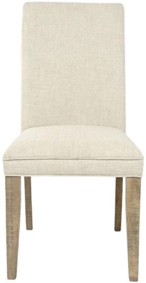 Jofran Inc. Carlyle Crossing Beige Upholstered Side Chair-2