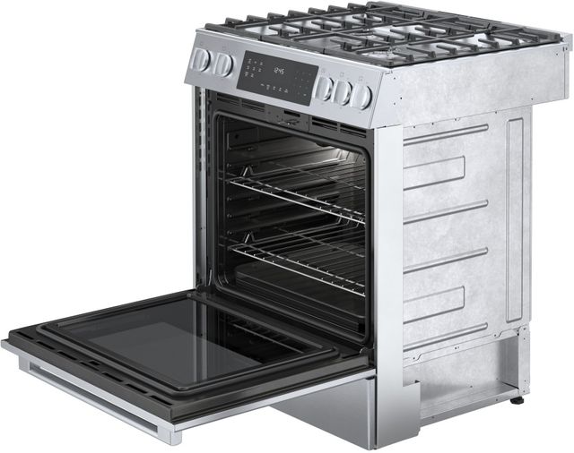 Bosch® 800 Series 30" Stainless Steel Slide In Gas Range-1