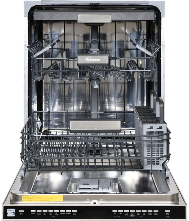 Kenmore® 24" Fingerprint Resistant Stainless Steel Top Control Built-In Dishwasher with UltraWash® Plus System and Removable 3rd Rack -1