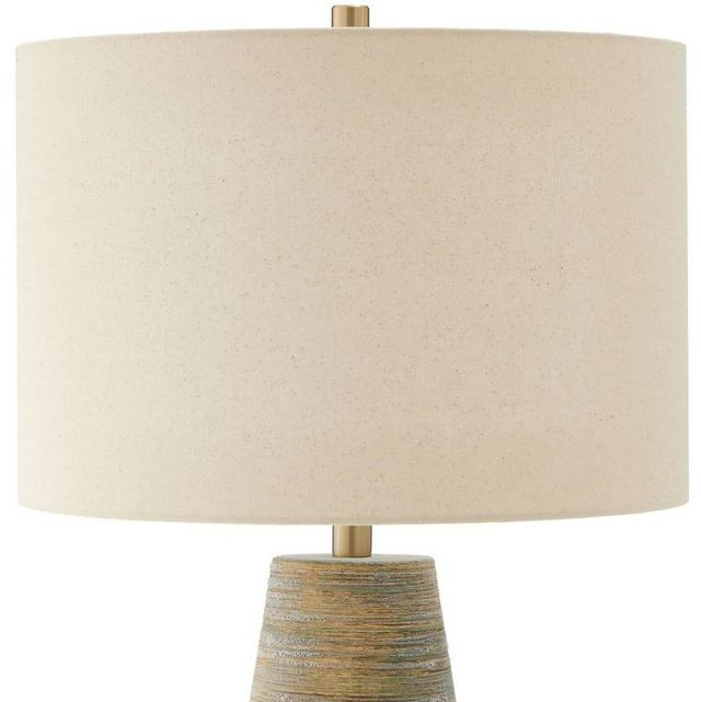 Uttermost® Mosier Beige/Gray Table Lamp with Brass Accent-4