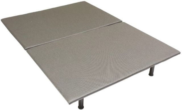W.Silver Products King Upholstered High-Rise Platform Base with 12 Legs-0