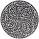 Linon Capiz Black Side Table-3