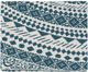 Surya Ekena Teal 50"x60" Throw Blanket-0