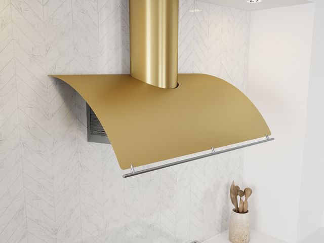 Zephyr Okeanito 42" Brushed Gold Wall Mounted Range Hood -4