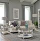 Liberty Furniture Magnolia Manor 3-Piece Weathered Brown Occasional Table with Antique White Base Sets-1