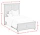 Elements International Canterbury Ivory Twin Panel Bed-2