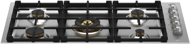 Bertazzoni Master Series 36" Stainless Steel Gas Cooktop with 5-Brass Burner-0
