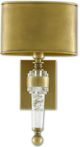 Currey & Company Lindau Antique Brass Wall Sconce-3
