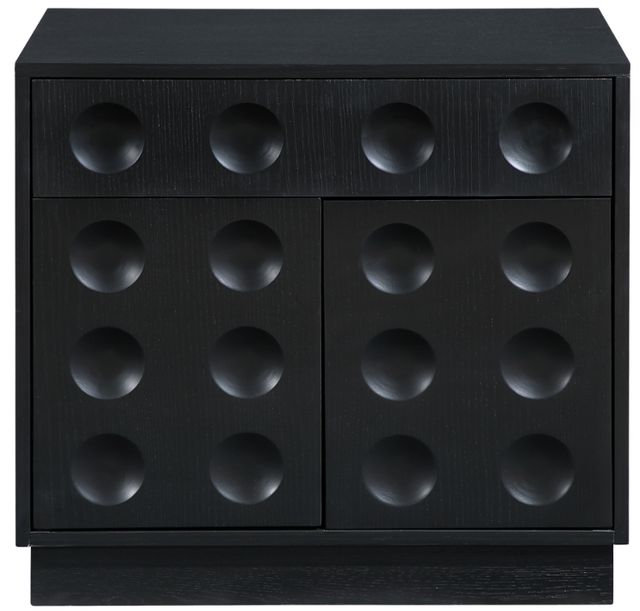 Meridian Furniture Compass Black Nightstand-1