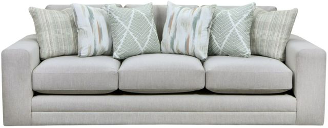 Fusion Furniture Charlotte Cremini Gray 98" Sofa-0
