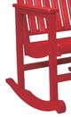 C R Plastic Red Outdoor Porch Rocker-3