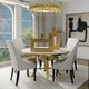 Harp & Finial® Pont Gold Leaf Short Vase-1
