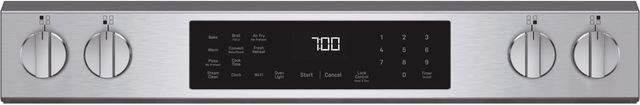 GE Profile™ 30" Fingerprint Resistant Stainless Steel Smart Slide In Induction Range with No Preheat Air Fry and EasyWash™ Oven Tray-4