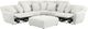 Catnapper® Majesty 4-Piece White Curved Power Reclining Sectional-1