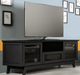 Salamander Designs® AV Basics Black Entertainment Stand-1