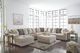 Benchcraft® Ardsley 2-Piece Pewter Sectional with Ottoman-3