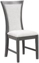New Classic® Home Furnishings Flair 2-Piece Gray Dining Chair Set -2