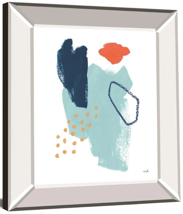 Classy Art Eternal Optimist I by Moira Hershey Mirror Framed Wall Art-1