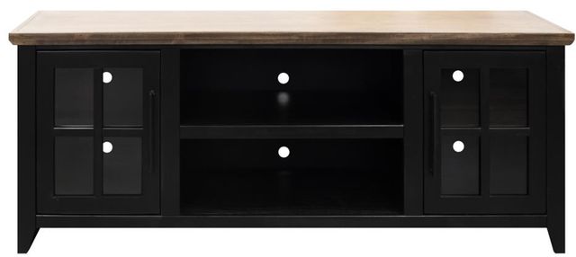 Legends Home Providence Black/Bourbon 66" TV Console-3
