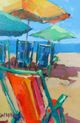 StyleCraft Beach Days Blue/Green/Red/Yellow/White Wall Art-1