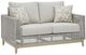 Signature Design by Ashley® Seton Creek Gray Aluminum/Resin Outdoor Loveseat with Cushion-0
