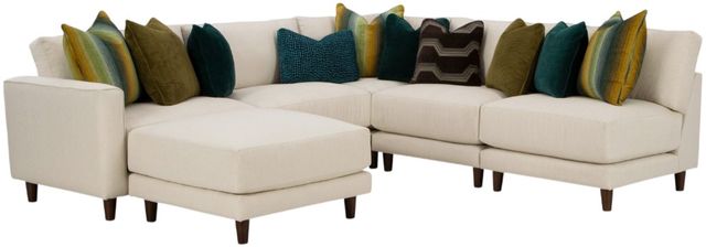 Craftmaster® Customizable CM Modern 120" Modular Sectional-0