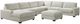 Elements International Arizona 7-Piece Steno Beige Left-Arm Facing Sectional -0