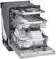 LG 24" Smudge Resistant Stainless Steel Top Control Built In Dishwasher-2
