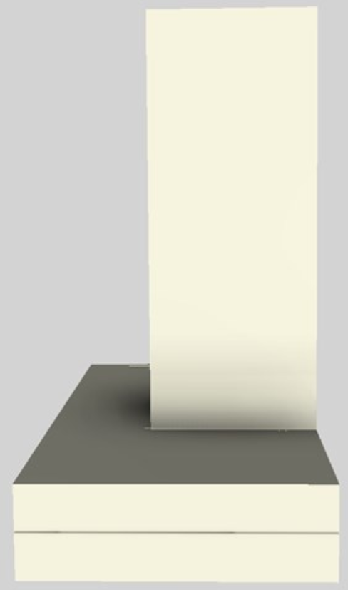 Vent-A-Hood® K Series 36" Biscuit Contemporary Wall Mounted Range Hood-1