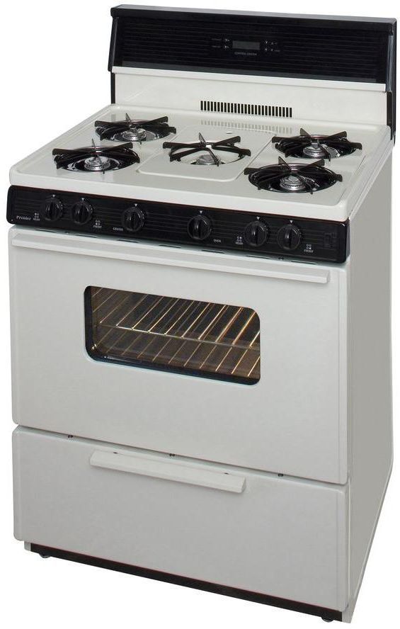 Premier 30" Biscuit Freestanding Gas Range-2