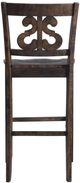 Elements International Merideth Toffee Brown Bar Stool-3