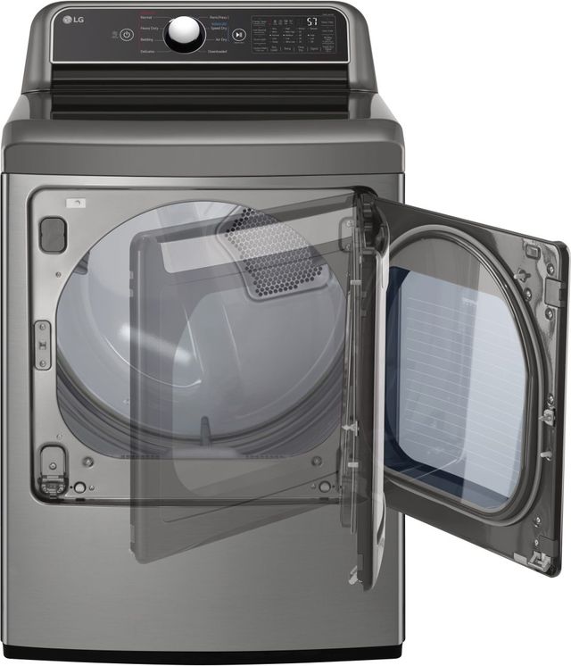 LG 7.3 Cu. Ft. Graphite Steel Electric Dryer-1