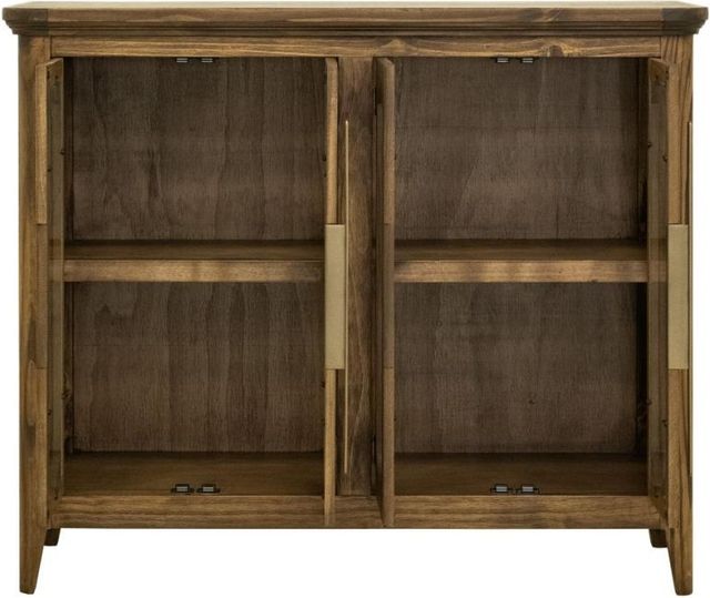 International Furniture Direct Brava Brown 4-Door Console-4