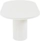 TOV Furniture Elora White Oval Dining Table-4